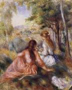 Pierre Renoir In the Meadow oil painting on canvas